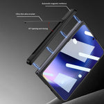 GKK Skal För Huawei Pura X Max Magnetiskt Gångjärn Dolt Stöd Ultratunt PC-mobilskal med HD Klar Härdat Glas Skärmfilm