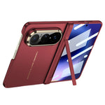 GKK Skal För Huawei Pura X Max Magnetiskt Gångjärn Dolt Stöd Ultratunt PC-mobilskal med HD Klar Härdat Glas Skärmfilm