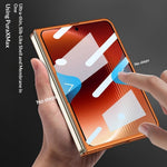 GKK för Huawei Pura X Max-skal, ultratunt PC-skal med HD-skärmfilm i härdat glas