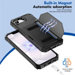 Til iPhone 17e / 16e cover kortholder læder + TPU anti-dråbe telefoncover