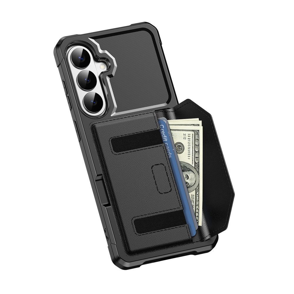Til Samsung Galaxy A57 5G Etui Kortholder Læder + TPU Anti-fald Telefoncover