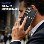 Til Samsung Galaxy A57 5G Etui Kortholder Læder + TPU Anti-fald Telefoncover