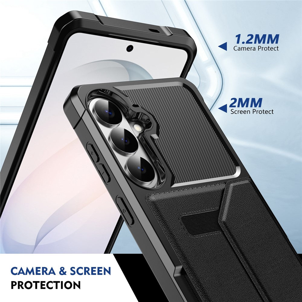 Til Samsung Galaxy A57 5G Etui Kortholder Læder + TPU Anti-fald Telefoncover
