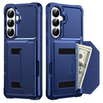 Til Samsung Galaxy A57 5G Etui Kortholder Læder + TPU Anti-fald Telefoncover