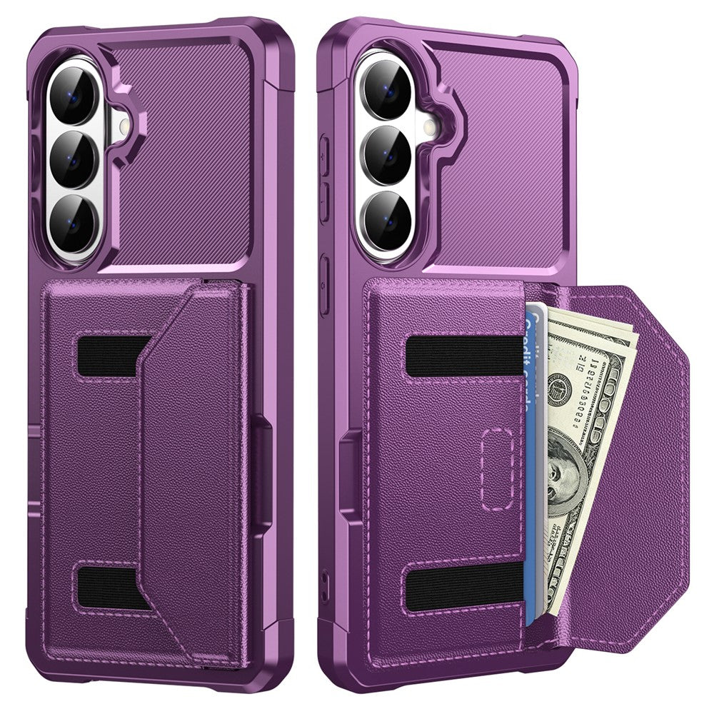 Til Samsung Galaxy A57 5G Etui Kortholder Læder + TPU Anti-fald Telefoncover
