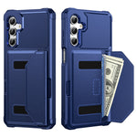 For Samsung Galaxy A25 5G (Global) (161mm) Case Card Holder Leather + TPU Anti-drop Phone Cover