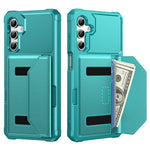 For Samsung Galaxy A25 5G (Global) (161mm) Case Card Holder Leather + TPU Anti-drop Phone Cover