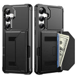 For Samsung Galaxy S25 Case Card Holder Leather + TPU Anti-drop Phone Cover