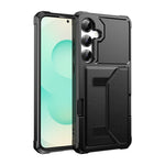 For Samsung Galaxy S25 Case Card Holder Leather + TPU Anti-drop Phone Cover