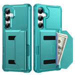 Til Samsung Galaxy S25+ Cover Kortholder Læder + TPU Anti-drop Telefoncover