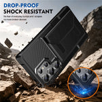 For Samsung Galaxy S24 Ultra Case Card Holder Leather + TPU Anti-drop Phone Cover