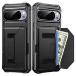 Til Google Pixel 11 / 11 Pro Etui, Kortholder Læder + TPU Anti-fald Telefoncover