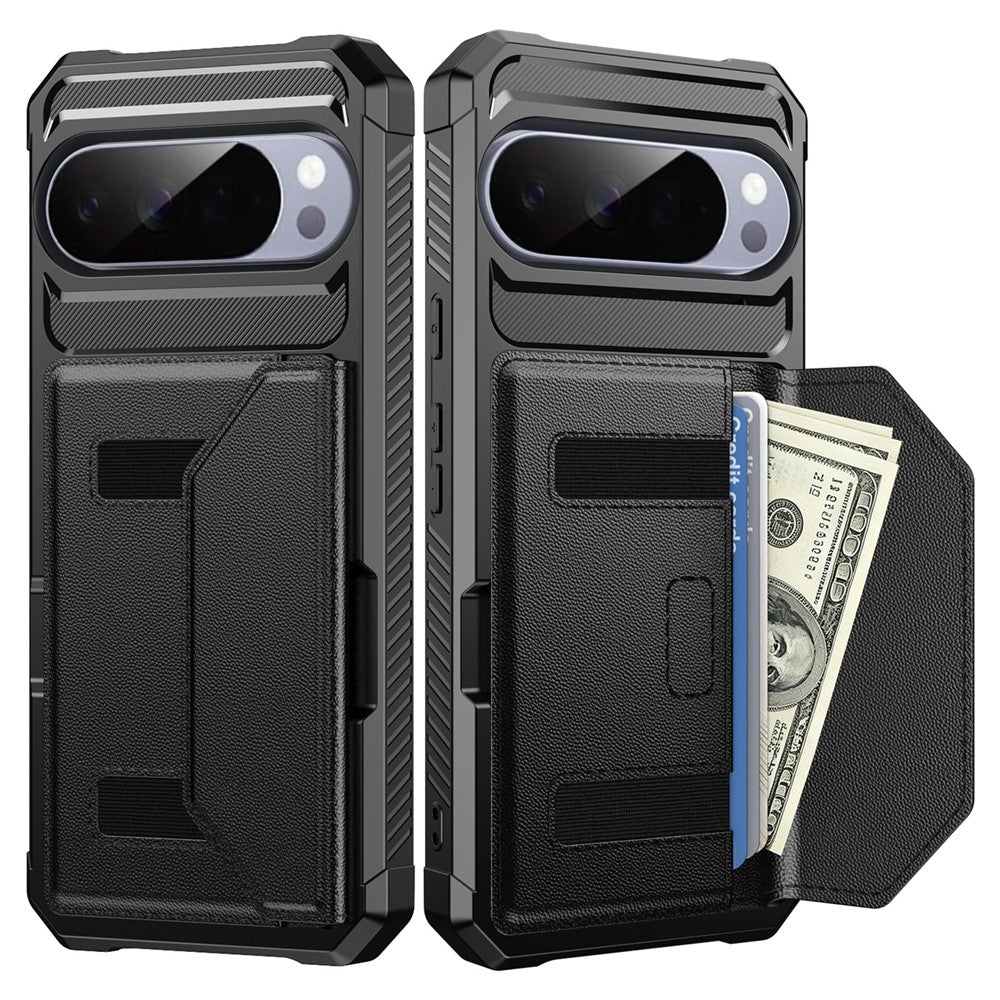 Til Google Pixel 11 / 11 Pro Etui, Kortholder Læder + TPU Anti-fald Telefoncover