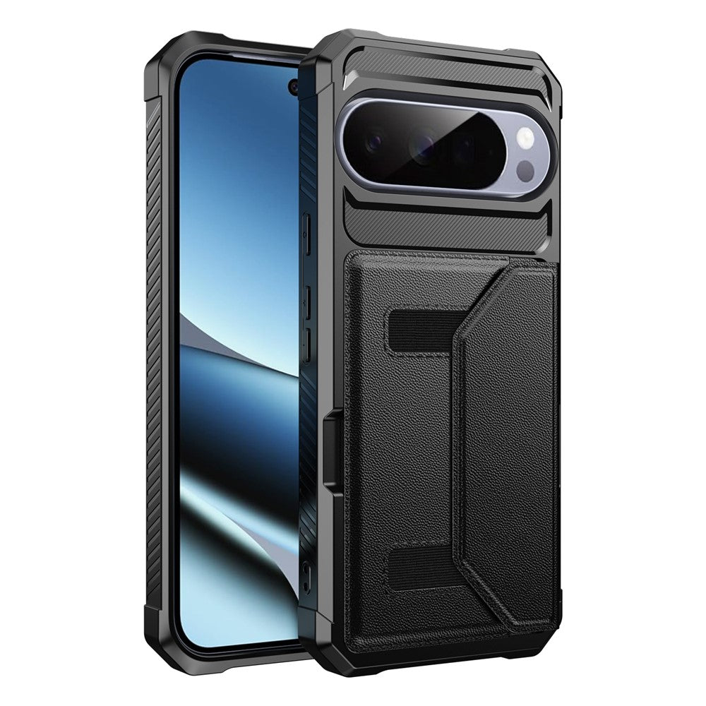 Til Google Pixel 11 / 11 Pro Etui, Kortholder Læder + TPU Anti-fald Telefoncover