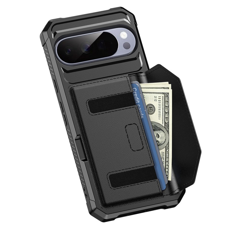 Til Google Pixel 11 / 11 Pro Etui, Kortholder Læder + TPU Anti-fald Telefoncover