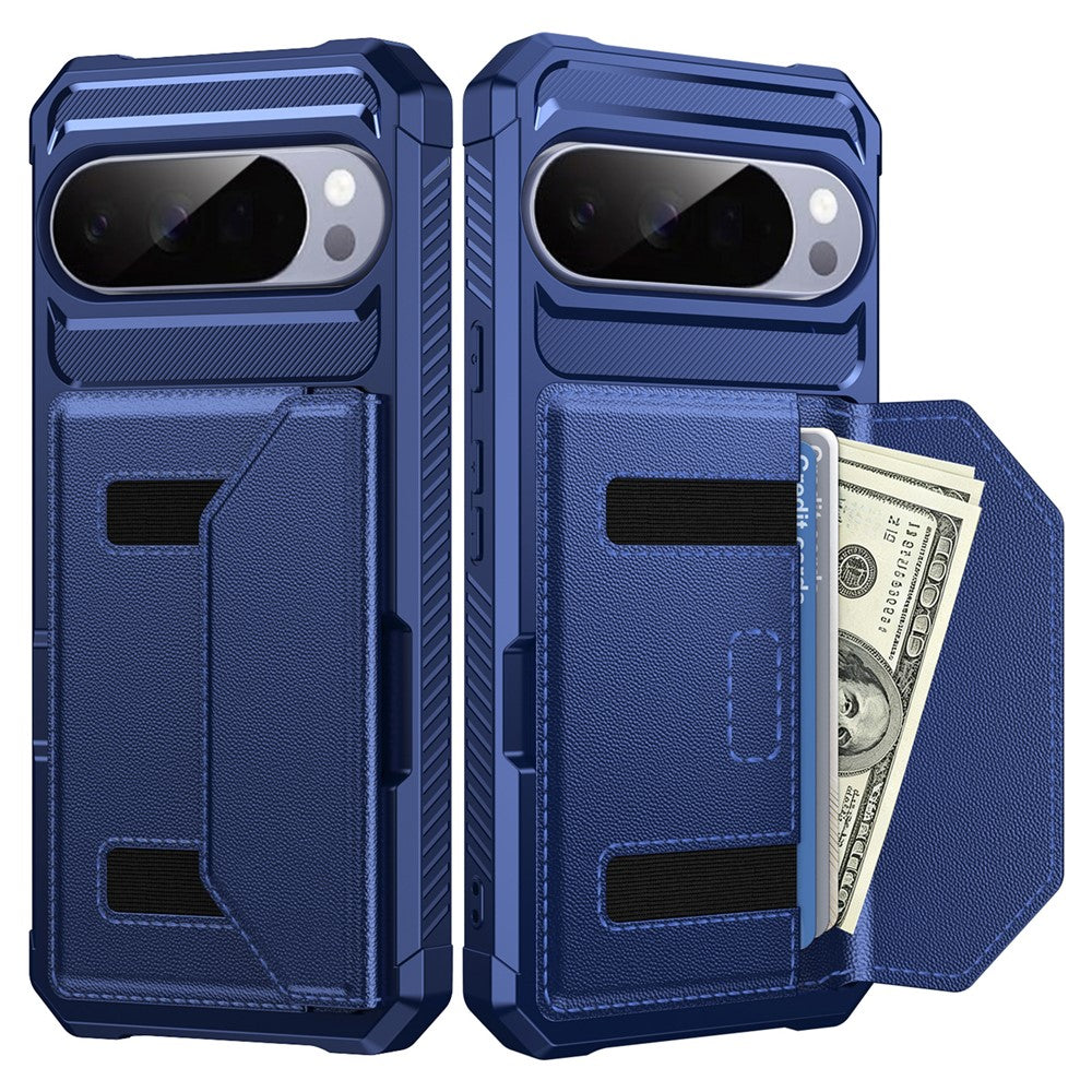Til Google Pixel 11 / 11 Pro Etui, Kortholder Læder + TPU Anti-fald Telefoncover