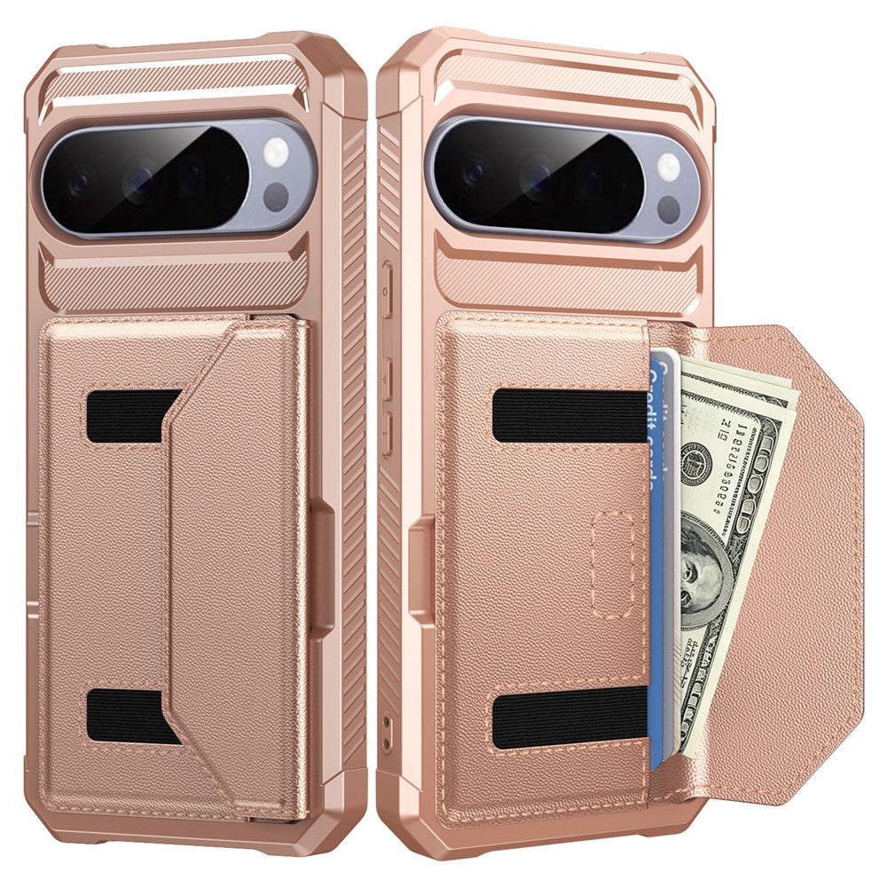 Til Google Pixel 11 / 11 Pro Etui, Kortholder Læder + TPU Anti-fald Telefoncover