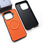 For Xiaomi 17T Pro Magnetic Case Litchi Texture PU Leather Coated PC + TPU Protective Phone Cover
