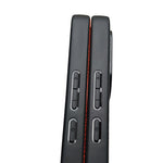 Magnetiskt skal för Xiaomi 17T Pro, litchitexturerat PU-läderbelagt PC + TPU-skyddande mobilskal