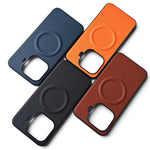 Magnetiskt skal för Xiaomi 17T Pro, litchitexturerat PU-läderbelagt PC + TPU-skyddande mobilskal