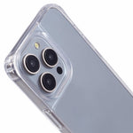 iPhone 13 Pro Max-skal PC+TPU 1,5 mm genomskinligt mobilskal med hål för snodd