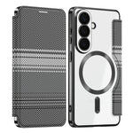 Magnetiskt skal för Samsung Galaxy S26 med RFID-blockerande kortplatser i läder
