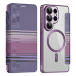 For Samsung Galaxy S26 Ultra Magnetic Case RFID Blocking Card Slots Leather Cover