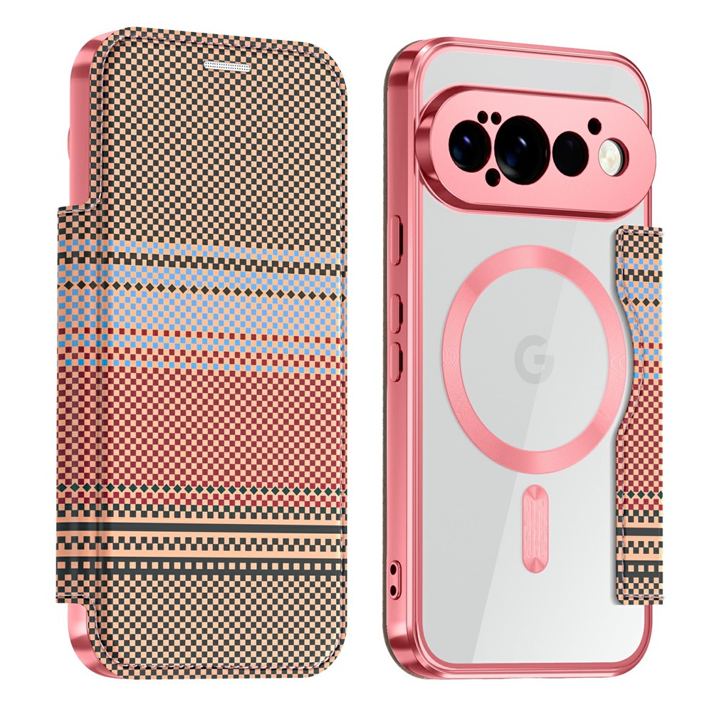 For Google Pixel 11 Pro Magnetic Case RFID Blocking Card Slots Leather Cover
