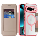 For Google Pixel 11 Pro Magnetic Case RFID Blocking Card Slots Leather Cover
