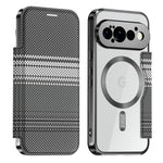 For Google Pixel 11 Pro Magnetic Case RFID Blocking Card Slots Leather Cover