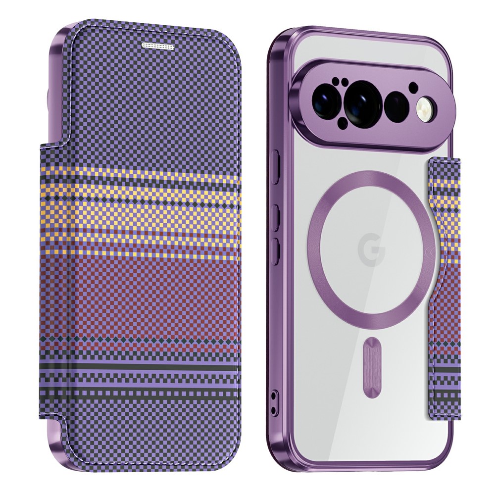 For Google Pixel 11 Pro Magnetic Case RFID Blocking Card Slots Leather Cover