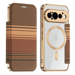 For Google Pixel 11 Pro Magnetic Case RFID Blocking Card Slots Leather Cover