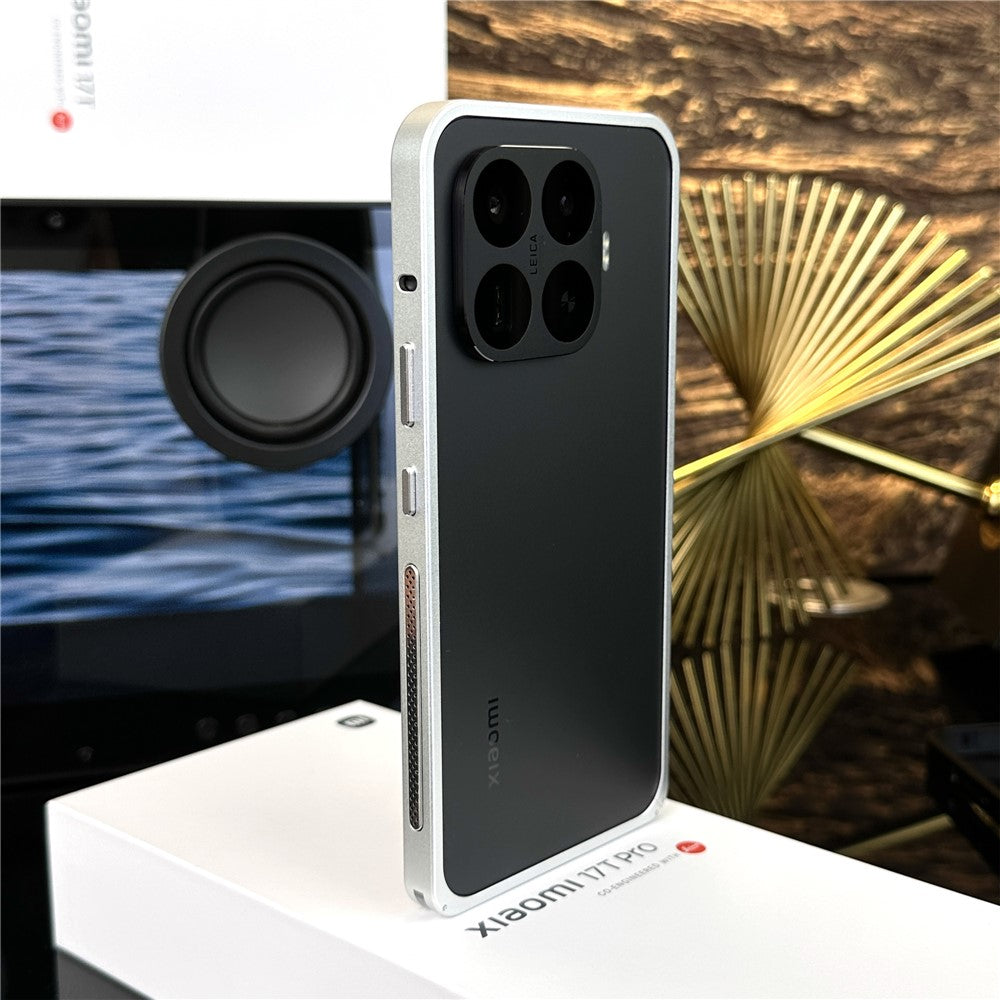 For Xiaomi 17T Pro Bumper Case Metal Frame Heat Dissipation Cover