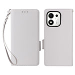 For Honor 600 Smart 5G / X7e Plus 5G Case Litchi Texture Wallet Leather Phone Cover with Wrist Strap