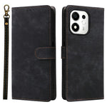 For Honor 600 Smart 5G / X7e Plus 5G Wallet Case RFID Blocking PU Leather Phone Cover Stand with Strap