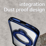 For Samsung Galaxy S26+ Case Rotating Magnetic Kickstand Shockproof TPU Electroplating Phone Cover