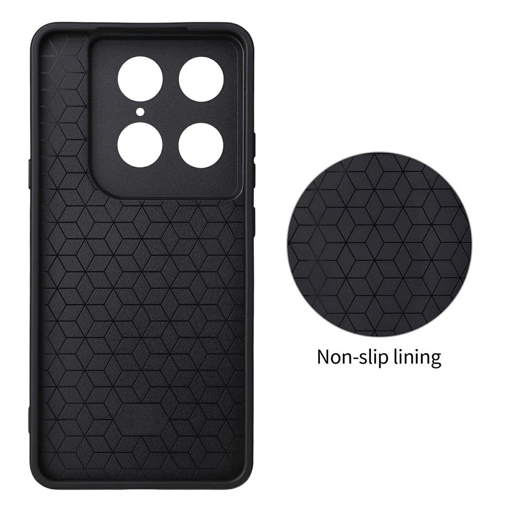 Motorola Signature 5G / Moto X70 Air Pro 5G-etui med kulfiberstruktur, læderbelagt TPU- og PC-mobilcover med metalring til magnetisk bilholder