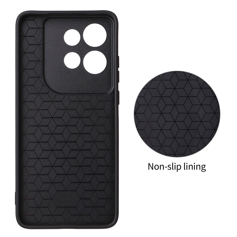 Motorola Edge 50 Neo 5G / Edge 60 Neo 5G / Moto S50 5G / ThinkPhone 25 5G-skal, kolfiberstruktur, läderbelagt TPU PC-mobilskal med metallring för magnetiskt bilfäste