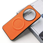 For Honor X80 Pro Max 5G Magnetic Case Litchi Texture PU Leather Coated PC + TPU Protective Phone Cover