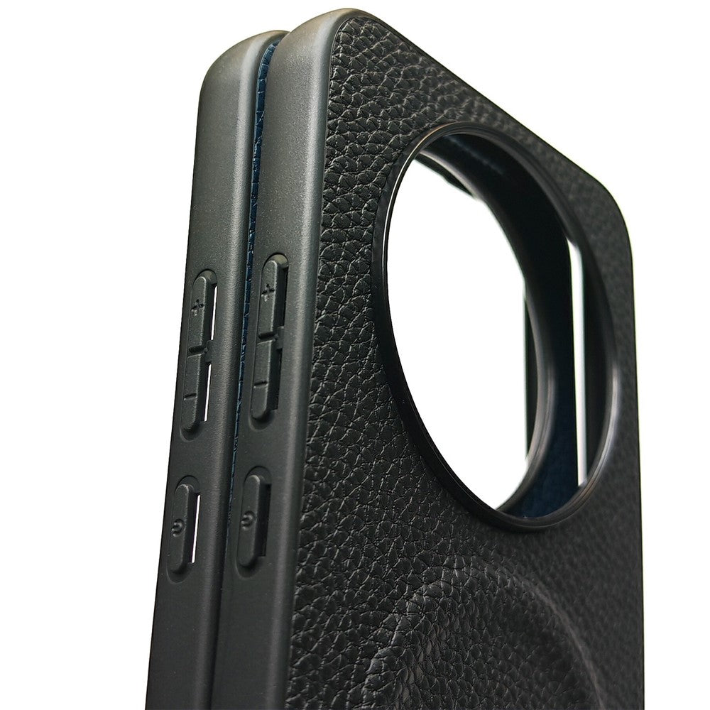 For Honor X80 Pro Max 5G Magnetic Case Litchi Texture PU Leather Coated PC + TPU Protective Phone Cover