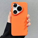For Huawei Pura 90 Pro Case Skin-Friendly Liquid Silicone + PC Phone Cover - Light Purple