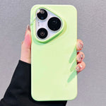 For Huawei Pura 90 Pro Case Skin-Friendly Liquid Silicone + PC Phone Cover - Light Purple