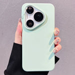 For Huawei Pura 90 Pro Case Skin-Friendly Liquid Silicone + PC Phone Cover - Light Purple
