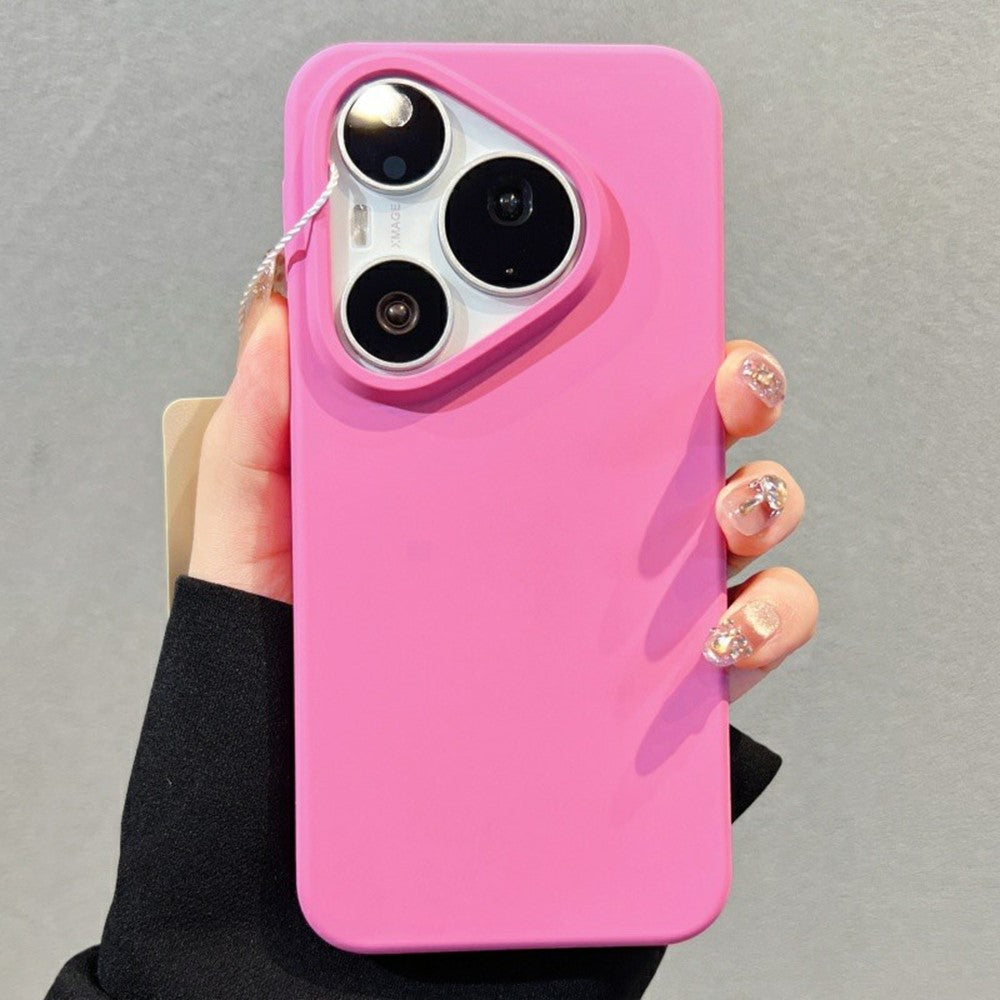 For Huawei Pura 90 Pro Case Skin-Friendly Liquid Silicone + PC Phone Cover - Light Purple