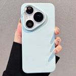 For Huawei Pura 90 Pro Case Skin-Friendly Liquid Silicone + PC Phone Cover - Light Purple