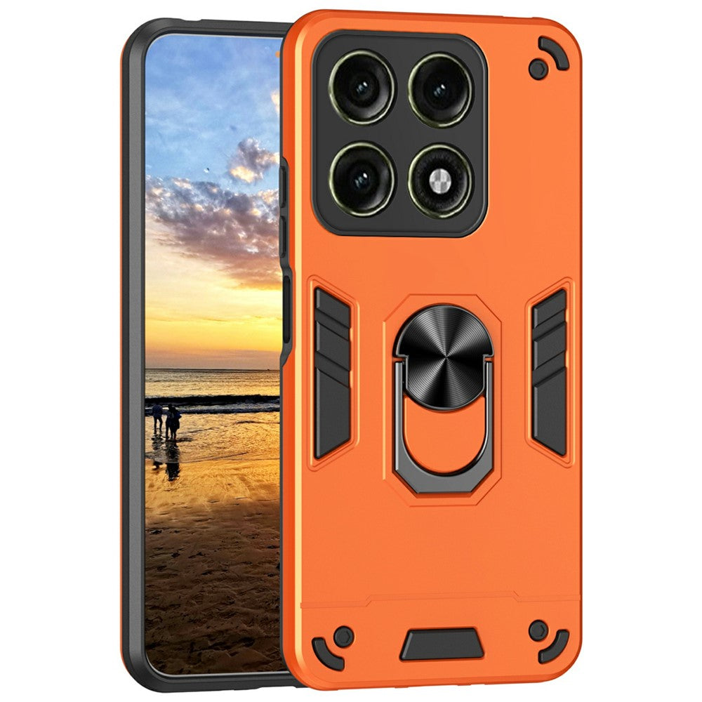 Til Motorola Edge 70 Pro 5G cover PC + TPU Drop Defend telefoncover med ringholder