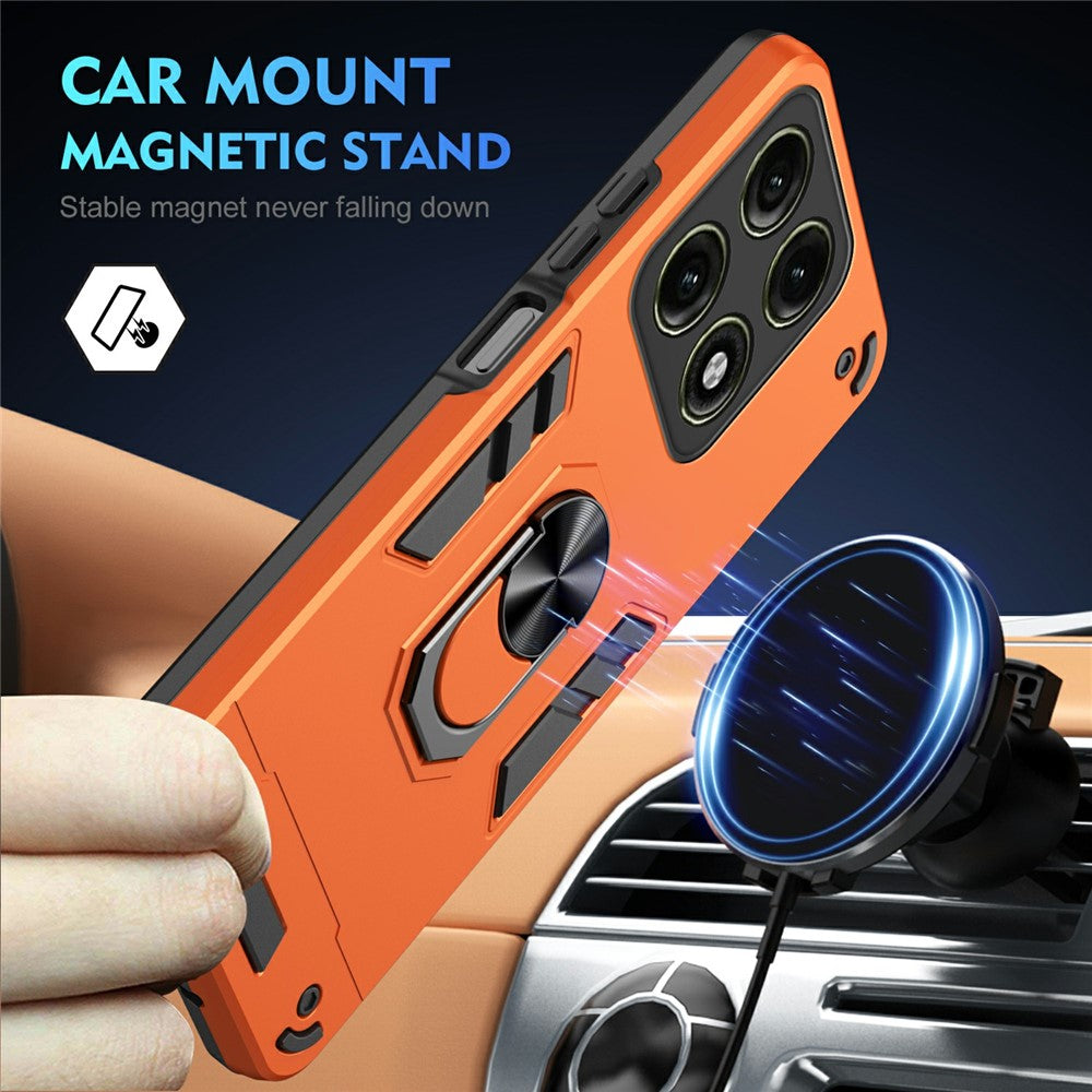 Til Motorola Edge 70 Pro 5G cover PC + TPU Drop Defend telefoncover med ringholder