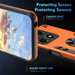 Til Motorola Edge 70 Pro 5G cover PC + TPU Drop Defend telefoncover med ringholder