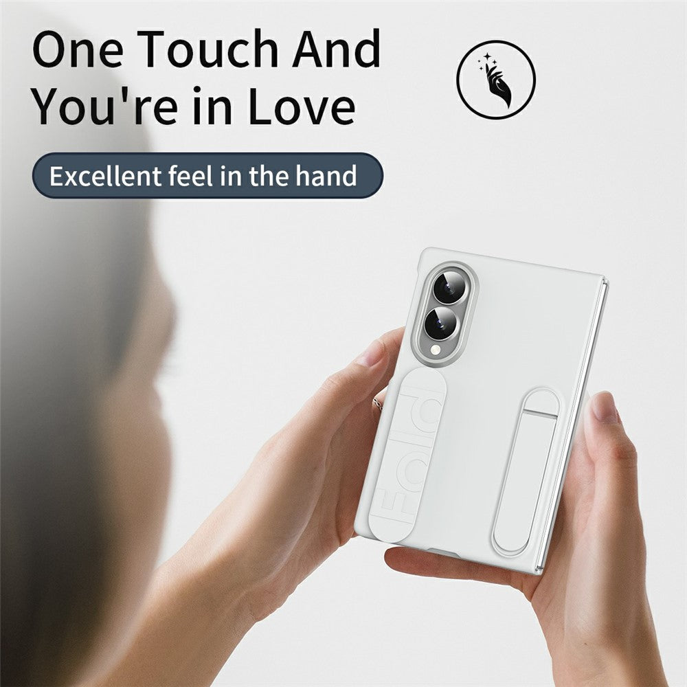 For Samsung Galaxy Z Fold8 Phone Case Kickstand Wristband PC Silicone Mobile Cover