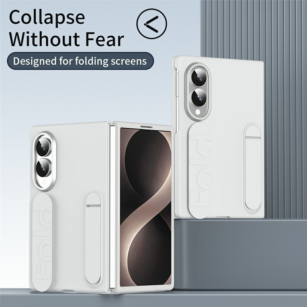 For Samsung Galaxy Z Fold8 Phone Case Kickstand Wristband PC Silicone Mobile Cover